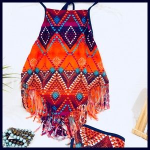 NWT Aztec Print Two Piece Bikini